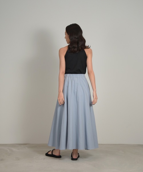I_am（アイアム）の「front ribbon design skirt / フロントリボンデザインスカート（スカート・レディース・アイボリー/ブルー系・FREE）」の3枚目の写真