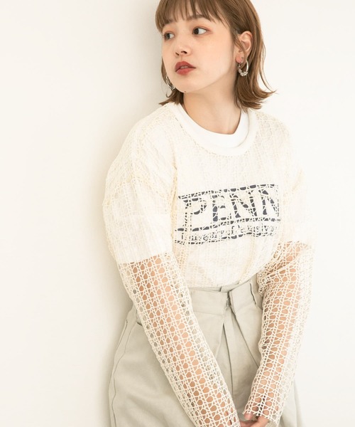 メッシュロゴ切り替えプルオーバー KBF（ケイビーエフ）の「切替メッシュプルオーバー（Tシャツ