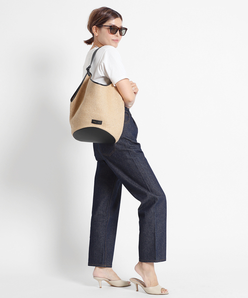 Deuxieme Classe（ドゥーズィエムクラス）の「* 追加 Cropped Tシャツ（Tシャツ/カットソー・レディース・ホワイト/ブラック・FREE）」の6枚目の写真