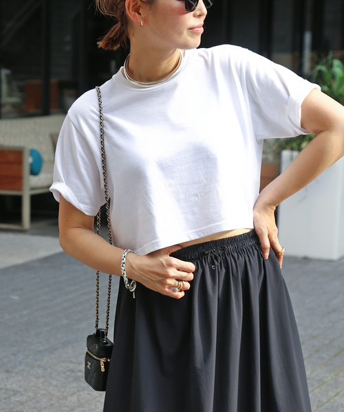Deuxieme Classe★ドゥーズィエム★Cropped Tシャツ 追加 Cropped Tシャツ（Tシャツ/カットソー）｜Deuxieme Classe