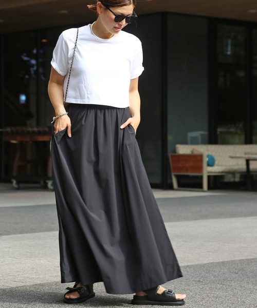 Deuxieme Classe（ドゥーズィエムクラス）の「* 追加 Cropped Tシャツ（Tシャツ/カットソー・レディース・ホワイト/ブラック・FREE）」の15枚目の写真