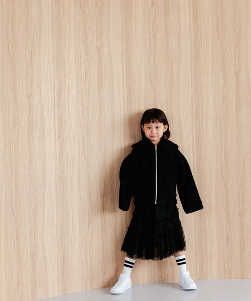 LOWRYS FARM(ローリーズファーム)の「ボアコート 906775(その他アウター・キッズ・ブラック/アイボリー/ブルー・120cm/130cm/110cm/150cm/140cm)」の11枚目の写真
