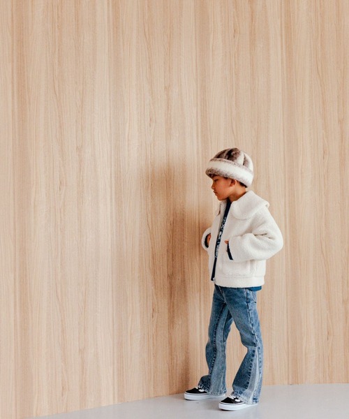 LOWRYS FARM(ローリーズファーム)の「ボアコート 906775(その他アウター・キッズ・ブラック/アイボリー/ブルー・120cm/130cm/110cm/150cm/140cm)」の6枚目の写真