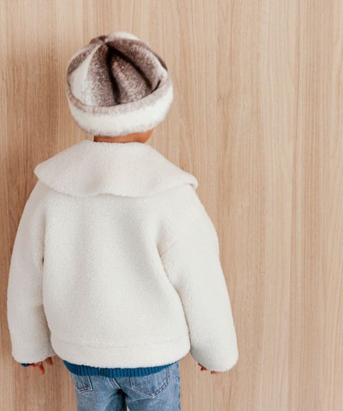 LOWRYS FARM(ローリーズファーム)の「ボアコート 906775(その他アウター・キッズ・ブラック/アイボリー/ブルー・120cm/130cm/110cm/150cm/140cm)」の10枚目の写真
