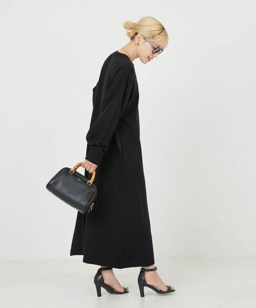 FREAK'S STORE(フリークスストア)の「限定展開 フレア マキシ カラー ニットワンピース(ワンピース・レディース・レッド/ナチュラル/グリーン/ブラウン/ブルー/ブラック/オレンジ・SMALL/MEDIUM)」の20枚目の写真