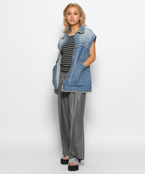 FOREVER 21(フォーエバー トゥエンティーワン)の「【2023AW】2WAYデニムジャケット(デニムジャケット・レディース・ブルー/ブラック・FREE)」の16枚目の写真