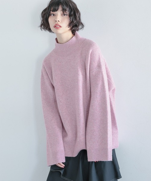 PAGEBOY（ページボーイ）の「ウールMIXマシュマロハイネック（ニット/セーター・レディース・オフホワイト/ブルー/ローズ/ブラック・FREE）」の16枚目の写真