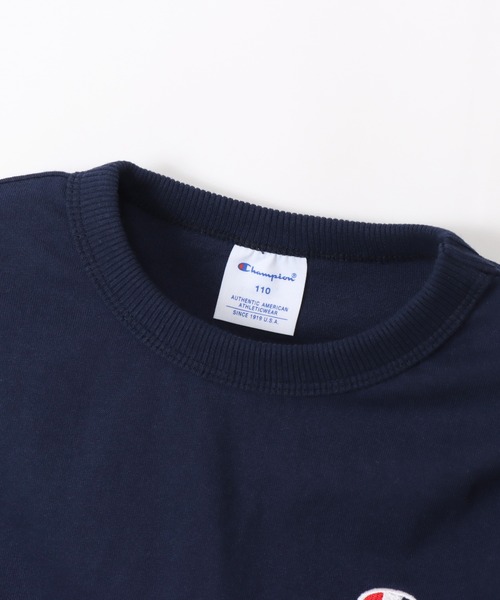 Champion(チャンピオン)の「【Champion/チャンピオン】キッズ ベーシック ロングスリーブTシャツ(Tシャツ/カットソー・キッズ・ブラック/ネイビー/オフホワイト/グレー/オートミール/アーミー・150/110/130/120/160/100/140)」の15枚目の写真