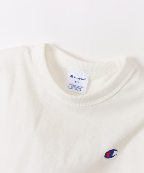 Champion(チャンピオン)の「【Champion/チャンピオン】キッズ ベーシック ロングスリーブTシャツ(Tシャツ/カットソー・キッズ・ブラック/ネイビー/オフホワイト/グレー/オートミール/アーミー・150/110/130/120/160/100/140)」の8枚目の写真