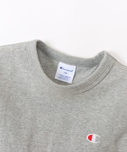 Champion(チャンピオン)の「【Champion/チャンピオン】キッズ ベーシック ロングスリーブTシャツ(Tシャツ/カットソー・キッズ・ブラック/ネイビー/オフホワイト/グレー/オートミール/アーミー・150/110/130/120/160/100/140)」の12枚目の写真