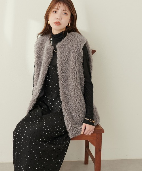 natural couture(ナチュラルクチュール)の「シアーテレコタートル(Tシャツ/カットソー・レディース・ボルドー/ブラック/グリーン/オフホワイト・FREE)」の15枚目の写真