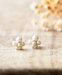 【itam】アイタム /パールセラミックポストピアス / 金属アレルギー対応ピアス
