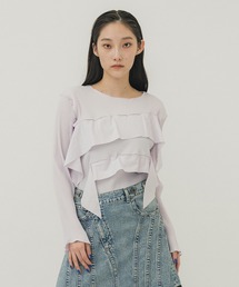 【最終値下げ】kotohayokozawa 長袖トップス Cropped Long Tee - kotohayokozawa (コトハヨコザワ) - tops