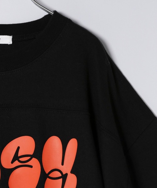 BAYFLOW（ベイフロー）の「アソートロゴビッグワンピース(KIDS)（ワンピース・キッズ・アイボリー/ブラック/パープル/オレンジ・130cm/140cm/110cm/150cm/120cm）」の22枚目の写真