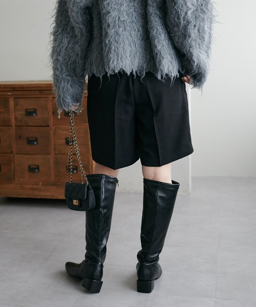 DISCOAT（ディスコート）の「ウールライクショートパンツ（その他パンツ・レディース・ベージュ/ブラック/グレー・FREE）」の11枚目の写真