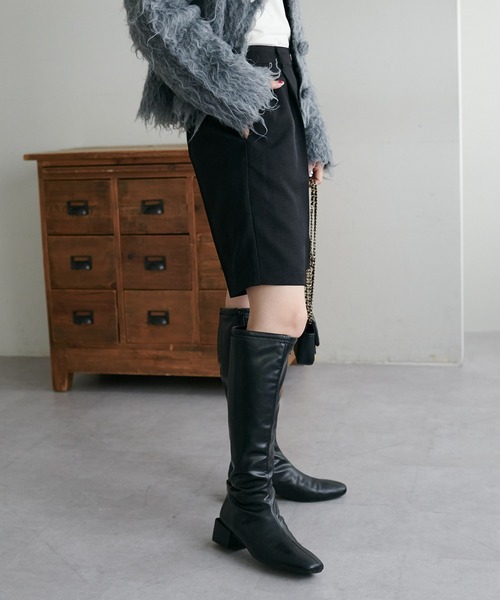 DISCOAT（ディスコート）の「ウールライクショートパンツ（その他パンツ・レディース・ベージュ/ブラック/グレー・FREE）」の10枚目の写真