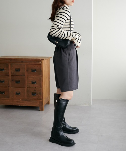 DISCOAT（ディスコート）の「ウールライクショートパンツ（その他パンツ・レディース・ベージュ/ブラック/グレー・FREE）」の14枚目の写真