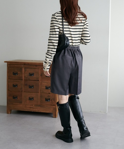 DISCOAT（ディスコート）の「ウールライクショートパンツ（その他パンツ・レディース・ベージュ/ブラック/グレー・FREE）」の15枚目の写真