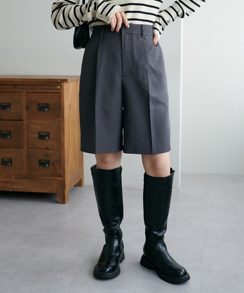 DISCOAT（ディスコート）の「ウールライクショートパンツ（その他パンツ・レディース・ベージュ/ブラック/グレー・FREE）」の17枚目の写真