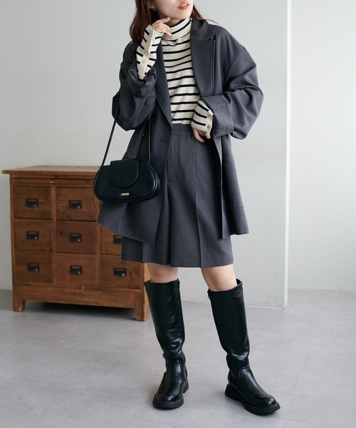 DISCOAT（ディスコート）の「ウールライクショートパンツ（その他パンツ・レディース・ベージュ/ブラック/グレー・FREE）」の21枚目の写真