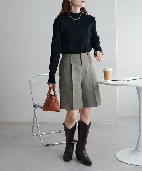 DISCOAT（ディスコート）の「ウールライクショートパンツ（その他パンツ・レディース・ベージュ/ブラック/グレー・FREE）」の22枚目の写真