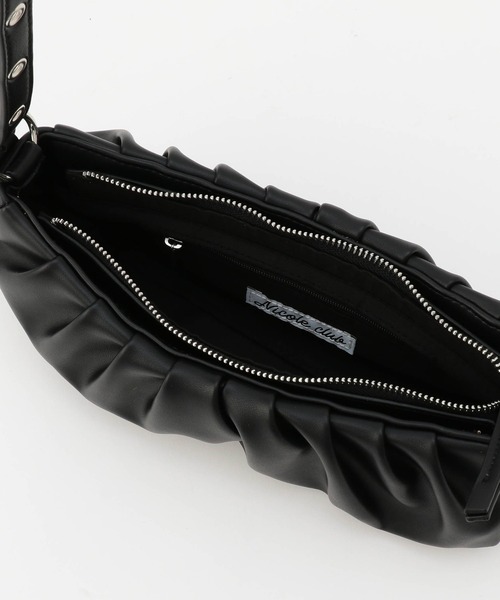 179/WG（イチナナキュウダブルジー）の「ギャザーショルダーBAG（ショルダーバッグ・レディース・オフホワイト/グリーン/ブラック・FREE）」の10枚目の写真