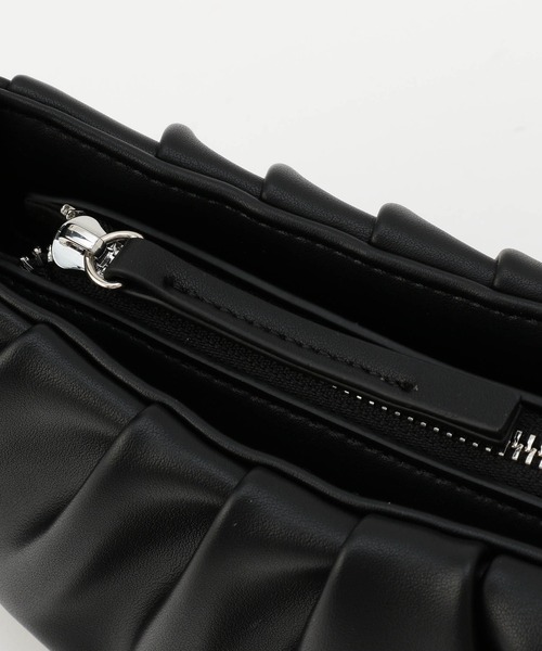 179/WG（イチナナキュウダブルジー）の「ギャザーショルダーBAG（ショルダーバッグ・レディース・オフホワイト/グリーン/ブラック・FREE）」の12枚目の写真