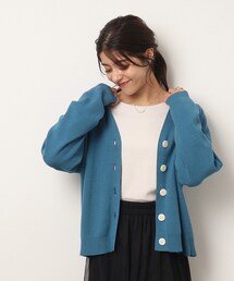 DRESKIP | 洗えるもちもちVネックボックスカーディガン(カーディガン/ボレロ)