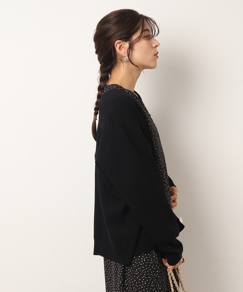 DRESKIP（ドレスキップ）の「◆洗えるもちもちVネックボックスカーディガン（カーディガン/ボレロ・レディース・ブルー/サンドベージュ/オレンジ/ブラック・02/03）」の20枚目の写真