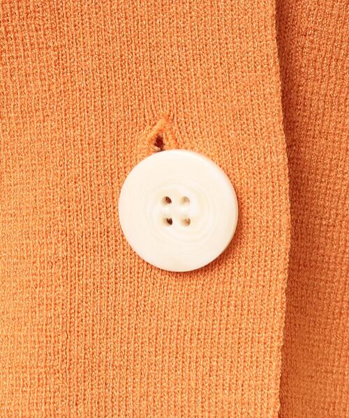 DRESKIP（ドレスキップ）の「◆洗えるもちもちVネックボックスカーディガン（カーディガン/ボレロ・レディース・ブルー/サンドベージュ/オレンジ/ブラック・02/03）」の8枚目の写真