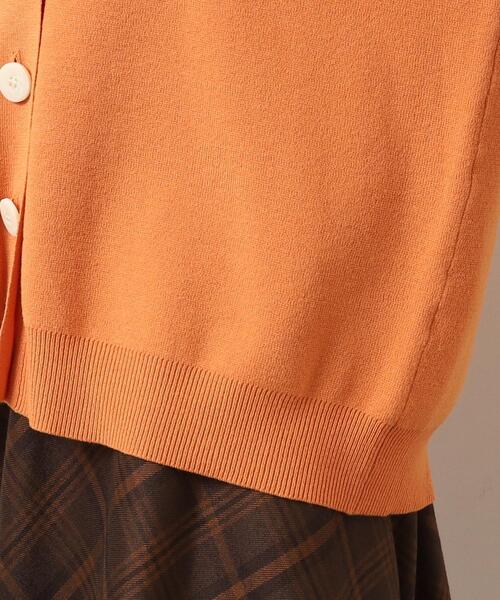 DRESKIP（ドレスキップ）の「◆洗えるもちもちVネックボックスカーディガン（カーディガン/ボレロ・レディース・ブルー/サンドベージュ/オレンジ/ブラック・02/03）」の11枚目の写真