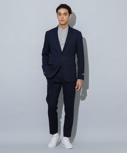 NANO universe（ナノユニバース）の「「Damerino」フレキシブルツイル セットアップ（セットアップ・メンズ・ダークネイビー/トップグレー/ブラウン・S/L/XL/M）」の15枚目の写真