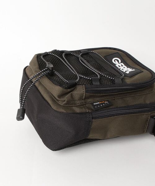 GERRY（ジェリー）の「【GERRY/ジェリー】CORDURA ワンポイント ミニショルダーバッグ（ボディバッグ/ウエストポーチ・メンズ・カーキ/ブラック・FREE）」の18枚目の写真