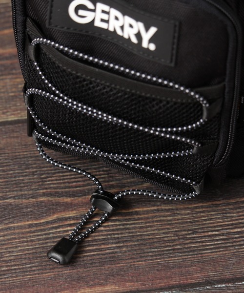 GERRY（ジェリー）の「【GERRY/ジェリー】CORDURA ワンポイント ミニショルダーバッグ（ボディバッグ/ウエストポーチ・メンズ・カーキ/ブラック・FREE）」の14枚目の写真