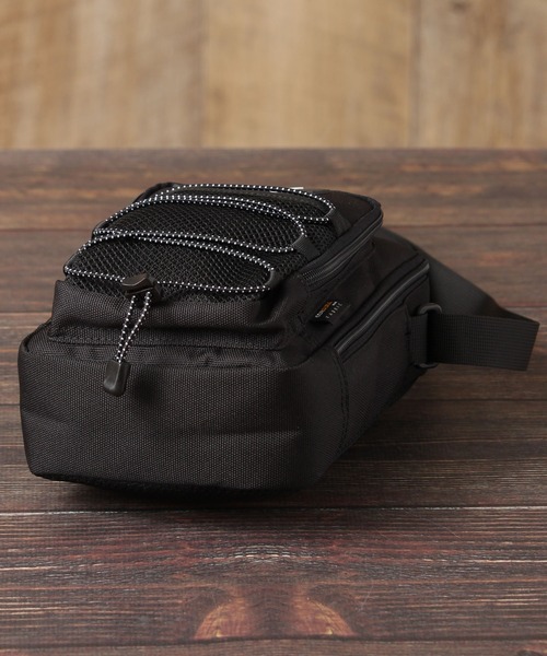 GERRY（ジェリー）の「【GERRY/ジェリー】CORDURA ワンポイント ミニショルダーバッグ（ボディバッグ/ウエストポーチ・メンズ・カーキ/ブラック・FREE）」の9枚目の写真