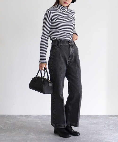 fredy emue（フレディエミュ）の「パール釦リブハイネックプルオーバー（Tシャツ/カットソー・レディース・ブラック/グレー/オフホワイト/ホワイト系その他4・38）」の21枚目の写真