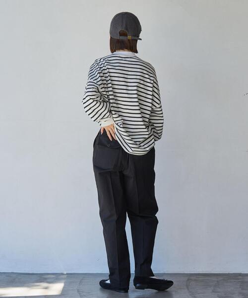 coen（コーエン）の「バックサテンベイカーパンツ（カーゴパンツ・レディース・オリーブ/ブラック・S/M/L）」の8枚目の写真