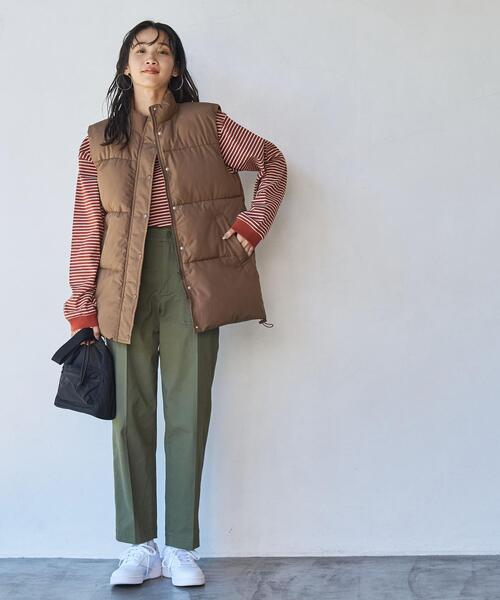 coen（コーエン）の「バックサテンベイカーパンツ（カーゴパンツ・レディース・オリーブ/ブラック・S/M/L）」の22枚目の写真