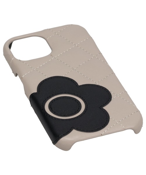 MARY QUANT】キルトレザーシェルケース iPhone 15/ iPhone 14