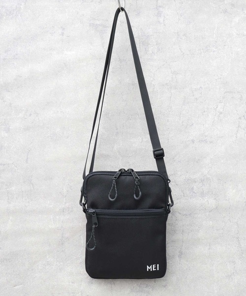 MEI（メイ）の「軽量 ポリエステル 縦型 ミニショルダー（ショルダーバッグ・メンズ・ブラック・FREE）」の7枚目の写真