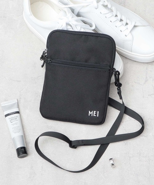 MEI（メイ）の「軽量 ポリエステル 縦型 ミニショルダー（ショルダーバッグ・メンズ・ブラック・FREE）」の10枚目の写真