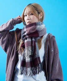 improves（インプローブス）の「大判 チェック マフラー（マフラー）」