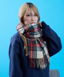 improves（インプローブス）の「大判 チェック マフラー（マフラー）」