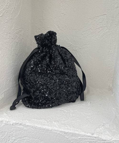 shrita（シュリータ）の「【shrita】スパンコールショルダーバッグ（ショルダーバッグ・キッズ・ブラック・FREE）」の8枚目の写真