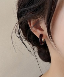 YU-KA:レトロ2TONEフープピアス