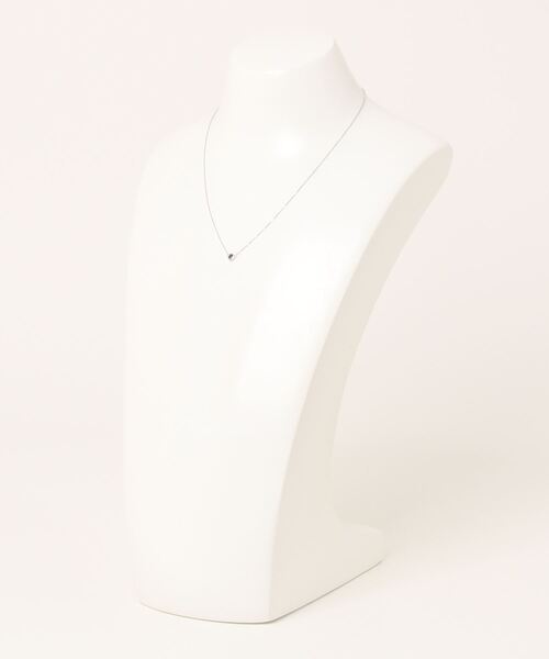 ESTELLE（エステール）の「9月誕生石 シルバー サファイア ネックレス ESTELLE/エステール WEB限定（ネックレス・レディース・ホワイト・40cm）」の7枚目の写真