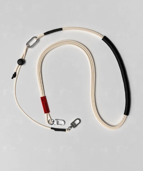 Topologie(トポロジー)の「Topologie/トポロジー/3.0mm Tricord 【ストラップ単体】(スマホグッズ・レディース・ブラック/ホワイト系2/アーミー/カーキ/パープル・F)」の2枚目の写真