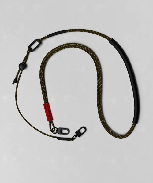 Topologie(トポロジー)の「Topologie/トポロジー/3.0mm Tricord 【ストラップ単体】(スマホグッズ・レディース・ブラック/ホワイト系2/アーミー/カーキ/パープル・F)」の6枚目の写真