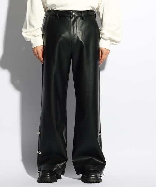 HARE（ハレ）の「スソピアストラウザー(HARE)（スラックス・メンズ・ブラック/ブラック系その他・SMALL/MEDIUM）」の8枚目の写真