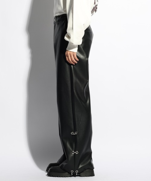 HARE（ハレ）の「スソピアストラウザー(HARE)（スラックス・メンズ・ブラック/ブラック系その他・SMALL/MEDIUM）」の9枚目の写真